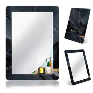 lot 14320 image: Demonwer 7x5 Inch Magnetic Locker Mirror Black Marble