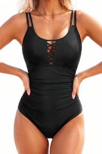 lot 14365 image: Daci Womens One-Piece Swimsuit Tummy Control L