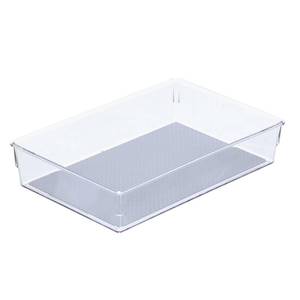 lot 14389 image: Glad Drawer Organizer Bin 9x6 Clear Plastic Storage Tray