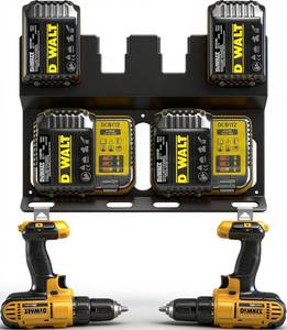 lot 17066 image: Herbert-fty Battery Charger Wall Mount for DeWalt 20V18V