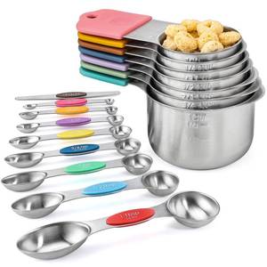 lot 17086 image: Turewin Magnetic Measuring Cups and Spoons Set