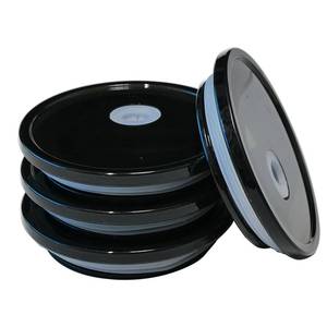 lot 18284 image: TERESRY Acrylic Lids for Glass Cups 70mm 4-Pack