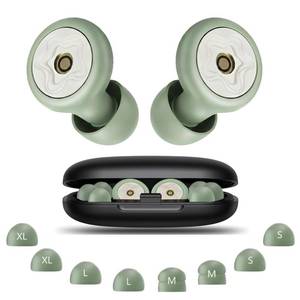 lot 18295 image: Reusable Silicone Earplugs, 50dB Noise Cancelling