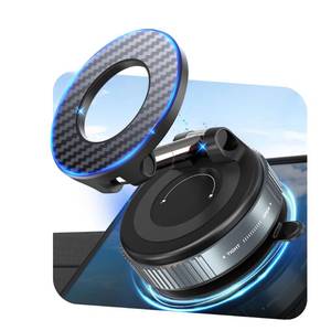 lot 18301 image: PlusAcc Vacuum Magnetic Phone Holder for Car