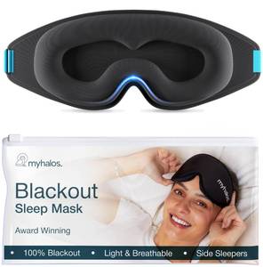 lot 18309 image: MyHalos Sleep Mask 3D Blackout Eye Mask