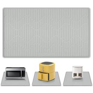 lot 20176 image: 24 x 17 Heat Resistant Mat for Countertop Lanstics Silicone Baking Mat Non-Slip Air Fryer Mats Multipurpose Countertop Protector Microwave Mats Fire Resistant Mat Place Mat for Kitchen Counter