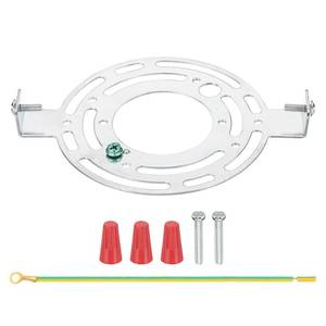 lot 20194 image: PATIKIL 135mm (5.3) Universal Light Fixture Mounting Bracket Kit, Light Crossbar Round Ceiling Plate with Screw for Wall Lights Ceiling Lighting Pendant Chandelier