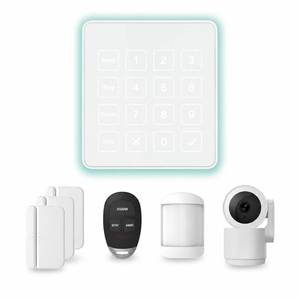 lot 20217 image: Cove 6-Piece DIY Home Security System, 3-Month Monitoring