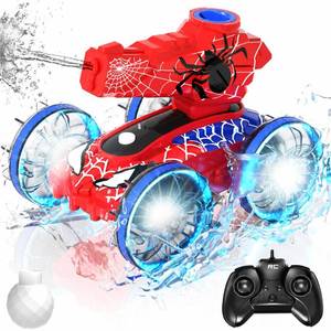 lot 19439 image: Motivekit Amphibious Remote Control Car with Water Gun, Waterproof Spider RC Cars & RC Boat for Kids, Pool & Beach Toy for Outdoor Indoor Play 3 4 5 6 7 8 9 Years Old Boy Birthday Summer Gifts