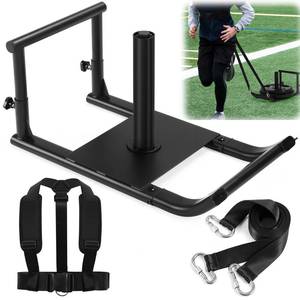 lot 19458 image: GADFISH Medium-Sized Workout Fitness Sled, Weighted Sleds Push Gym Equipment for Adults & Kids, Compatible with 1 & 2 Weight Plates, Multi-Purpose Sled for Outdoor or Home Fitness Training