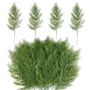 lot 20267 image: Hananona Artificial Pine Branches,40Pcs Christmas Cedar Greenery Stem Picks