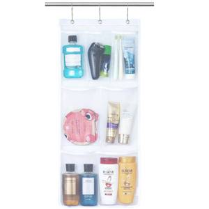 lot 20317 image: Lifewit Mesh Shower Caddy, 7 Pockets Hanging Bathroom Organizer, 1 Pack