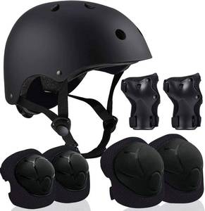 lot 20361 image: Adjustable Helmet for Youth Kids Toddler Boys Girls,Protective Gear with Elbow Knee Wrist Pads for Multi-Sports Skateboarding Bike Riding Hiking Scooter Inline skatings