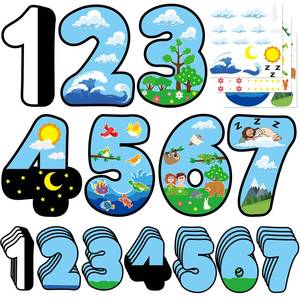 lot 20363 image: 28 Set 7 Days of Creation Sticker for Kids DIY Bible Crafts Make Your Own Craft Gifts for Christian Sunday School Church Religious Party Favors Supplies Game Fun Home Activities Classroom Decorations