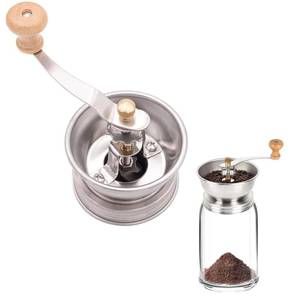 lot 20377 image: Mason Jar Coffee Grinder, Manual Coffee Grinder Lid Attachment for Regular Mouth Mason Jars, Stainless Steel Mason Jar Lid and Ceramic Burr, Ideal for Camping & Home Barista