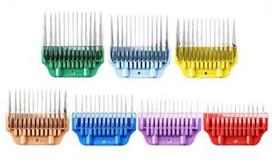lot 20400 image: 7-Piece Clipper Guard Comb for Wide A5 Blade, Compatible with AndisWahl