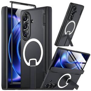 lot 20403 image: RMOCR for Samsung Galaxy Z Fold 8 Ultra Case,Rugged Shockproof Cover,Black
