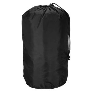 lot 20410 image: PATIKIL Stuff Sack, 10 x 20 Inch Waterproof Outdoor Storage Sack Portable Drawstring Dust Flap Bag for Camping, Black