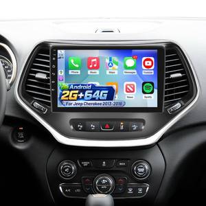 lot 5448 image: EKAT Android Car Stereo 10.1 Jeep Cherokee 2013-2018