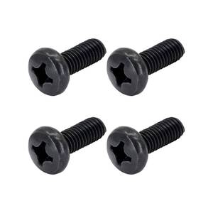 lot 6054 image: Makers Bolt Black License Plate Screws M6-1.0 x 16mm