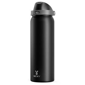 lot 7554 image: Meoky 40 oz Insulated Water Bottle Stainless Steel