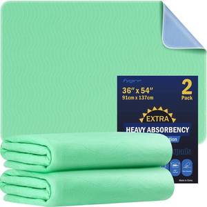 lot 7570 image: FYGRIP 2 Pack 36 x 54 Washable Underpads