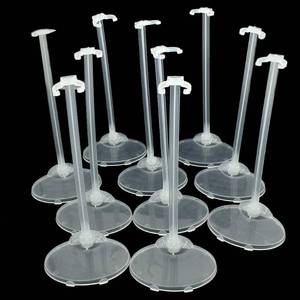 lot 7577 image: Qlychee Transparent Doll Stands 10pcs