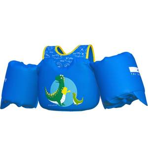 lot 7579 image: Dark Lightning Toddler Swim Vest, 33-55 lbs, Dinosaur