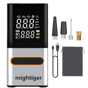 lot 8000 image: Mightiger Cordless Tire Inflator with Dual Power