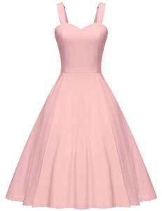 lot 8011 image: GownTown Womens Vintage Strap Bridesmaid Dress With Pockets
