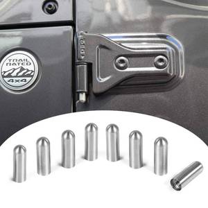 lot 8017 image: Stainless Steel Door Hinge Pin Bolts Kit Jeep Wrangler