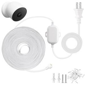 lot 8031 image: Wochel 30ft Power Cable for Google Nest Cam Battery 2nd Gen