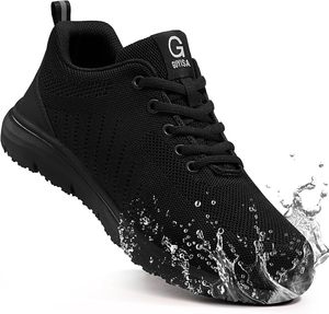 lot 8040 image: TANIELD Steel Toe Work Safety Shoes Mens Non-Slip