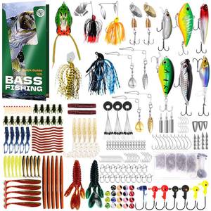 lot 8068 image: FONMANG 322-Piece Fishing Lures Kit with Tackle Box