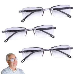 lot 8089 image: LUODAKA Intelligent Dual Focus Glasses Grey (3 Pairs)