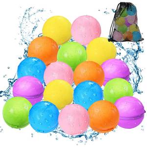 lot 8090 image: Tlitlimom 18-Piece Reusable Water Balloons