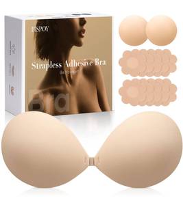 lot 8105 image: Bispoy Invisible Strapless Sticky Bra