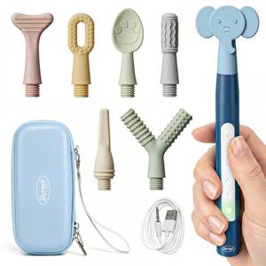 lot 8109 image: Joyreal Oral Motor Vibration Kit with 7 Silicone Heads