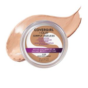 lot 8110 image: Covergirl Simply Ageless Foundation SPF 28 Medium Light