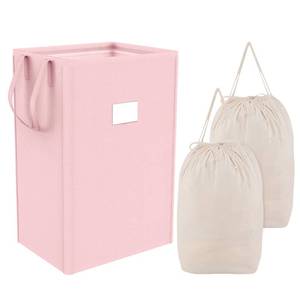 lot 8126 image: MCleanPin 210L Collapsible Laundry Hamper with Bags