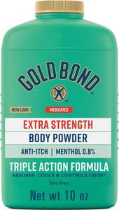 lot 8141 image: Gold Bond Medicated Body Powder, Talc-Free, Extra Strength, 10 oz