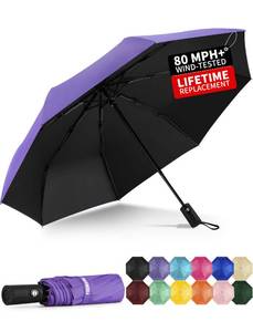 lot 8404 image: Yoobure Windproof Automatic Travel Umbrella