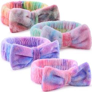 lot 8416 image: WSYUB Makeup & Skincare Headband, Tie-Dye, 4-Pack