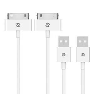lot 8439 image: JETech 30-Pin USB Cable 2-Pack 3.3 Feet