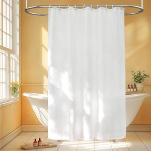 lot 8471 image: Seenus Fabric Shower Curtain Liner 60x72 Waterproof