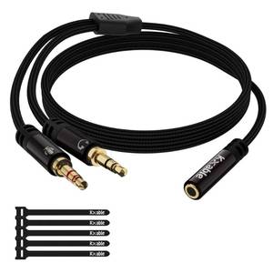 lot 8477 image: Kxable 3.5mm Headphone Splitter Cable 2FT