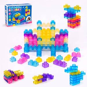 lot 8494 image: Deskerge Gummy Squishy Blocks Set, 40-Piece