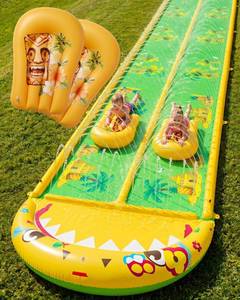 lot 11271 image: Camplist 40x5.9ft Double Lane Slip and Slide with Sprinkler