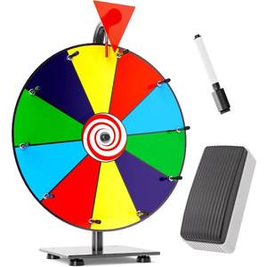lot 11274 image: T-SIGN 12 Inch Heavy Duty Spinning Prize Wheel