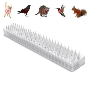 lot 11316 image: Zipcase Bird Spikes 49.5 ft Transparent PVC 36 Pack